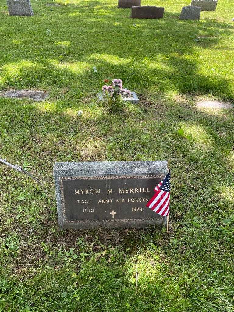 Myron M. Merrill's grave. Photo 2