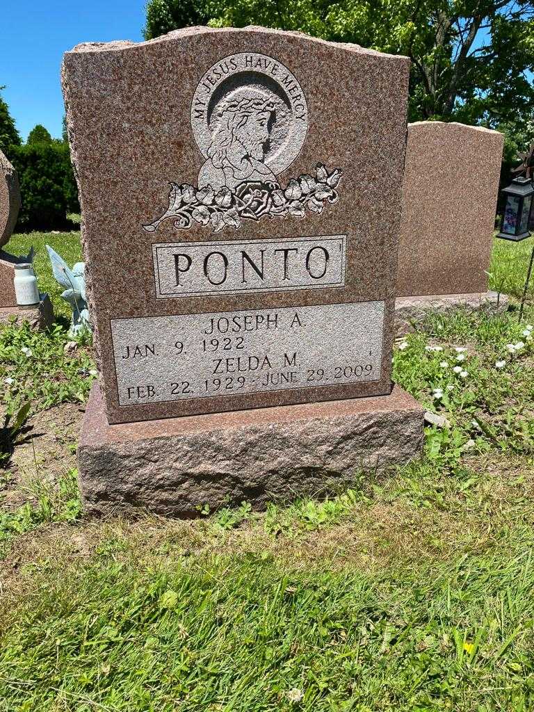 Zelda M. Ponto's grave. Photo 2