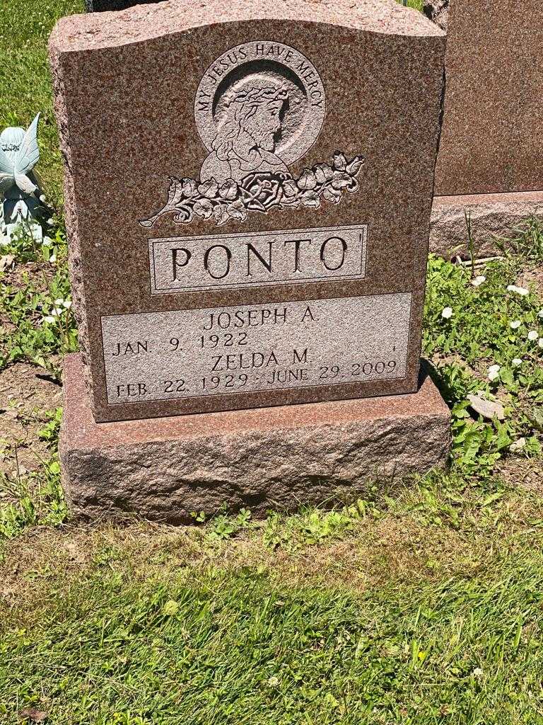 Zelda M. Ponto's grave. Photo 3