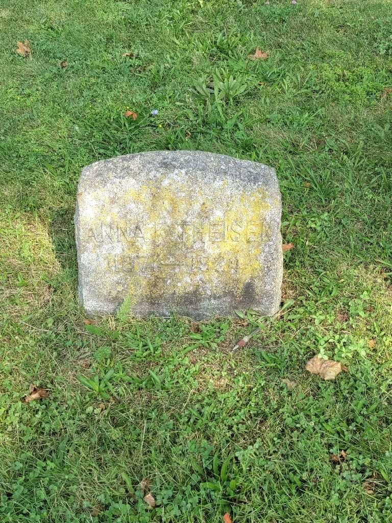 Anna Katherine Theisen's grave. Photo 2