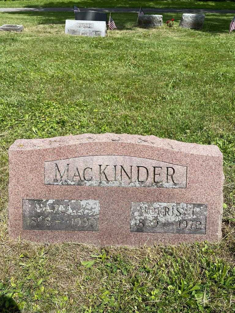 Morris T. Mackinder's grave. Photo 3
