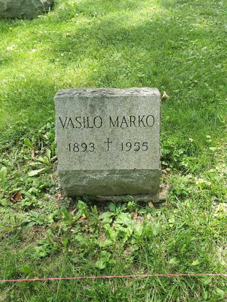 Vasilo Marko's grave. Photo 2