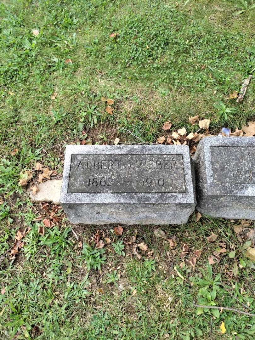 Albert J. Weber's grave. Photo 2