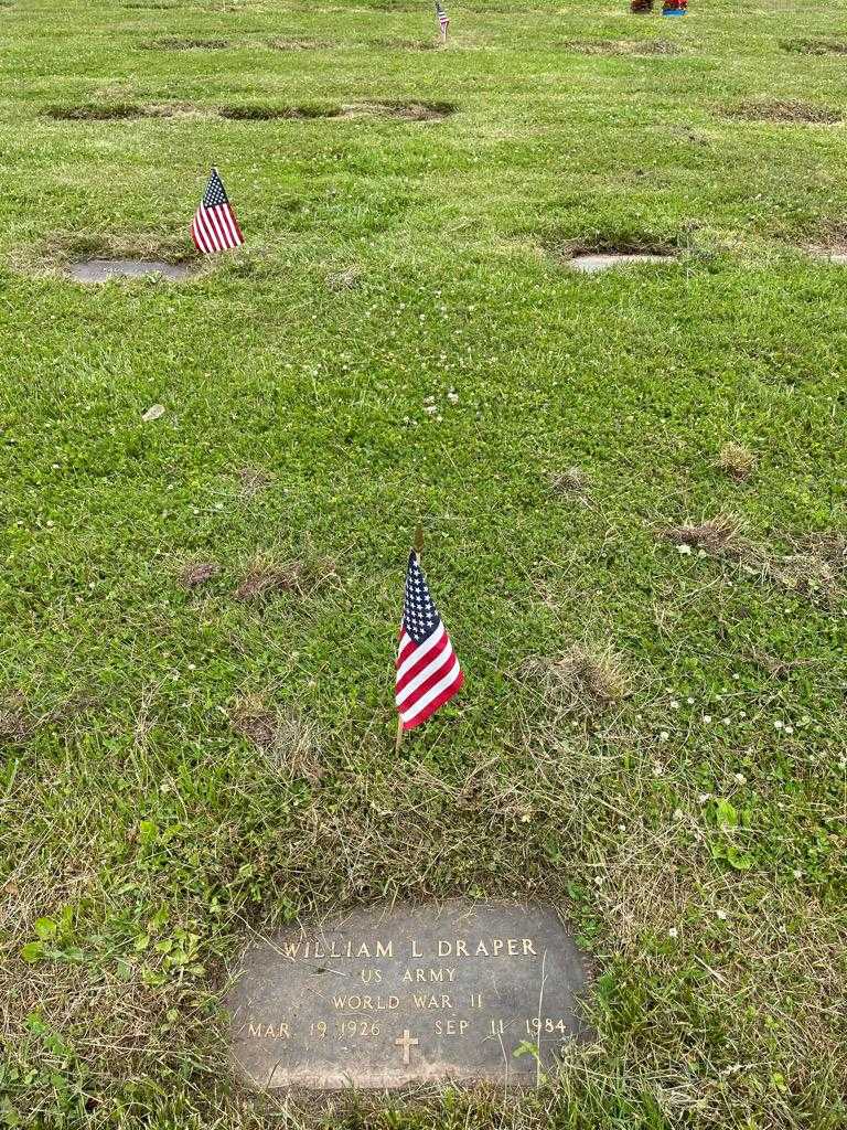 William L. Draper's grave. Photo 2