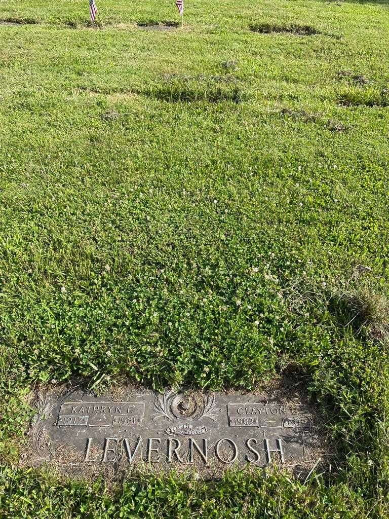Clayton G. Levernosh's grave. Photo 2