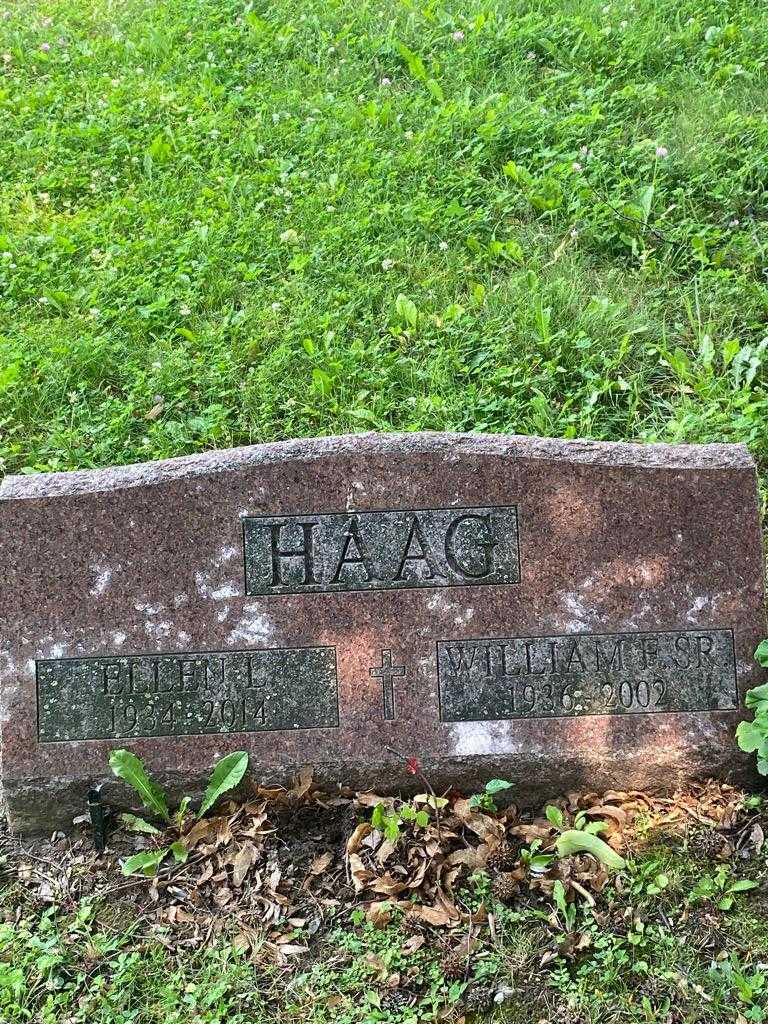 Ellen L. Haag's grave. Photo 3