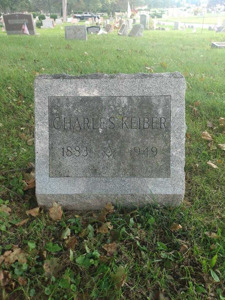 Charles Keiber's grave. Photo 3