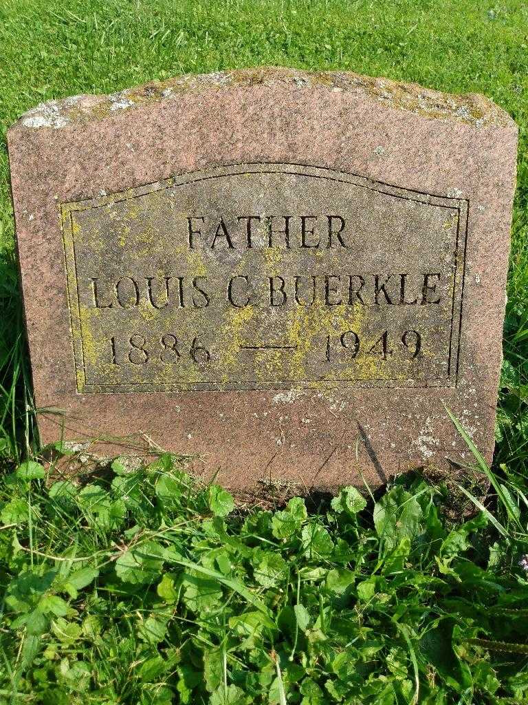 Louis C. Buerkle's grave. Photo 1