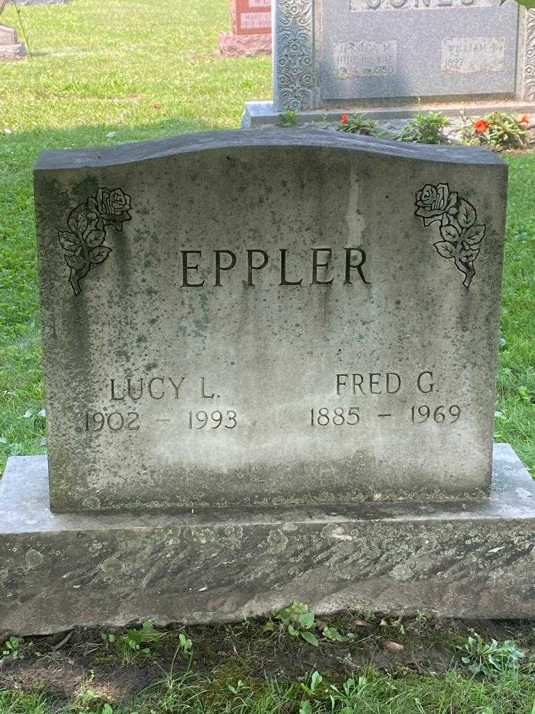 Lucy L. Eppler's grave. Photo 3