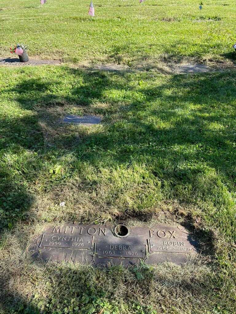 Cynthia Mitton's grave. Photo 2