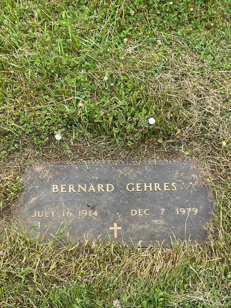 Bernard Gehres's grave. Photo 3