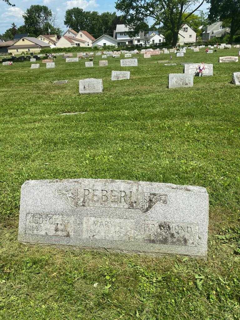 Mary L. Peberl's grave. Photo 2