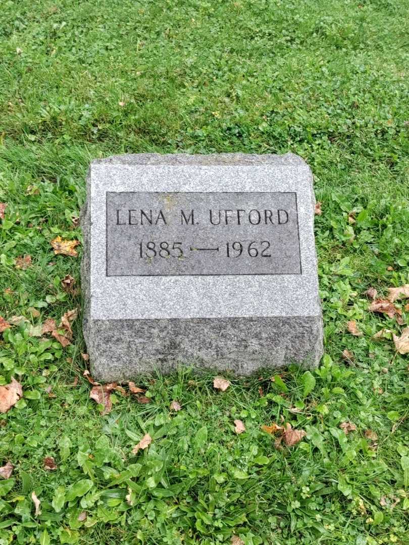 Lena M. Ufford's grave. Photo 3