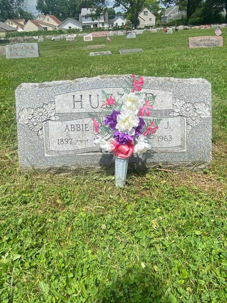 Harvey J. Husted's grave. Photo 2