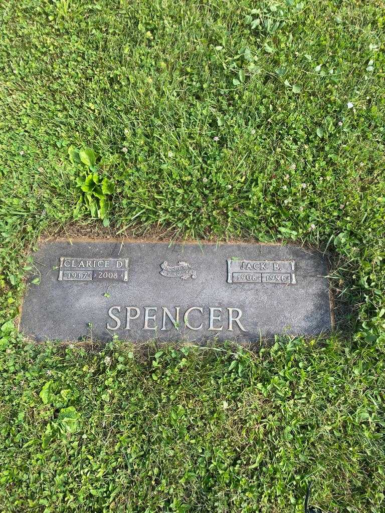 Clarice D. Spencer's grave. Photo 3