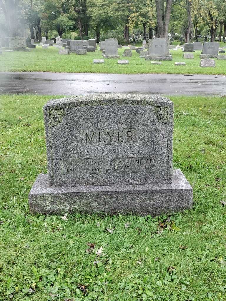 Mabel Meyer Milbyer's grave. Photo 3