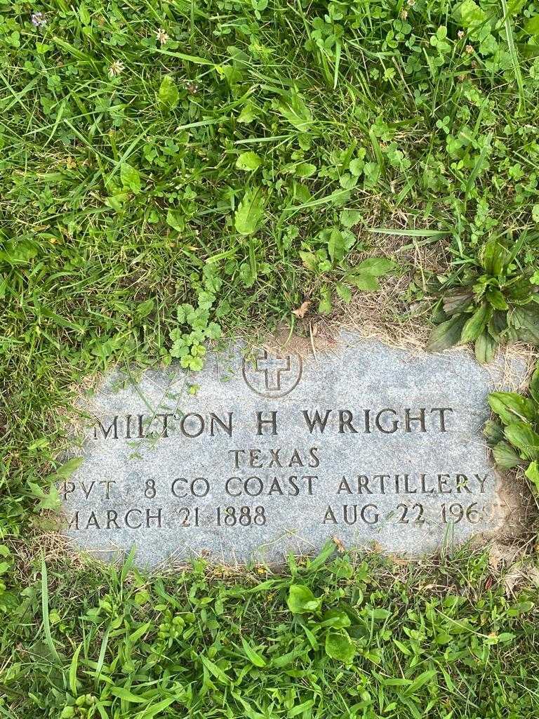 Milton H. Wright's grave. Photo 3