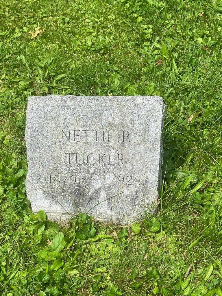Nettie P. Tucker's grave. Photo 3