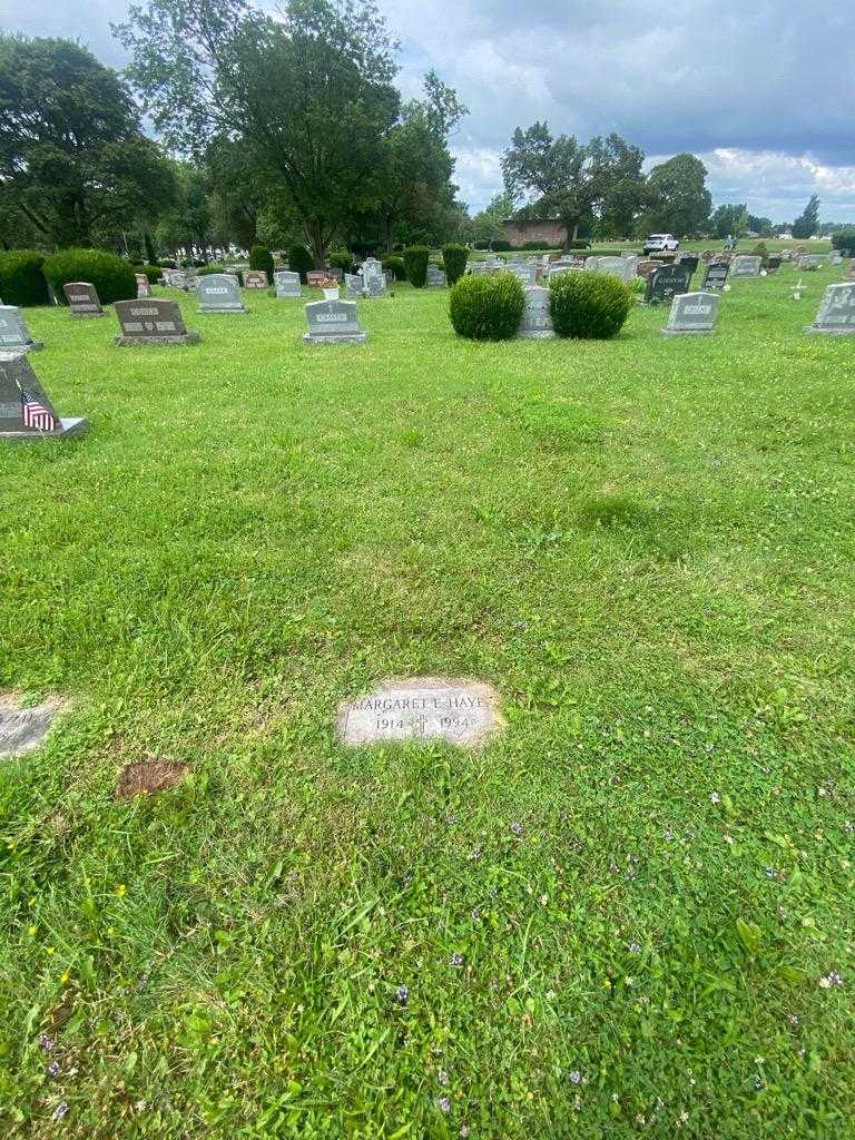 Margaret E. Hayes's grave. Photo 1