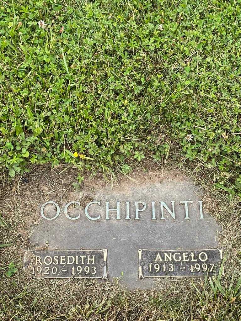 Rosedith Occhipinti's grave. Photo 3