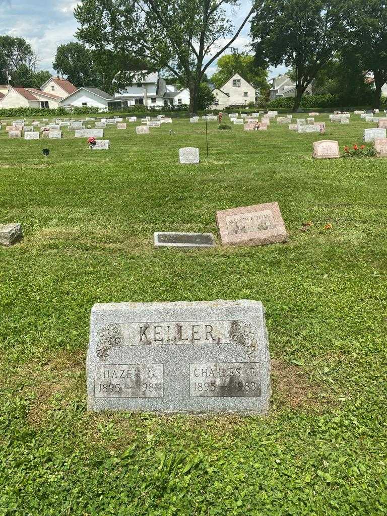 Charles F. Keller's grave. Photo 2
