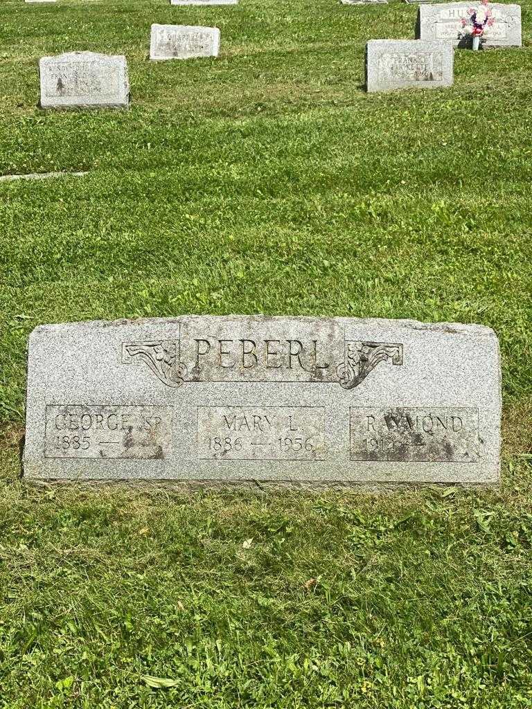 Mary L. Peberl's grave. Photo 3