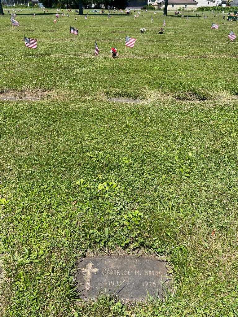 Gertrude M. Netro's grave. Photo 2