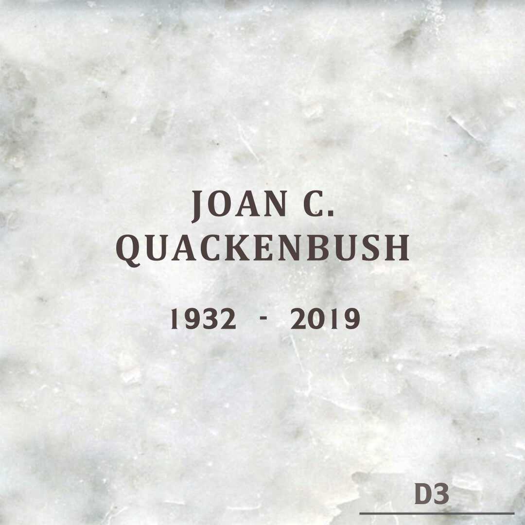 Joan C. Quackenbush's grave