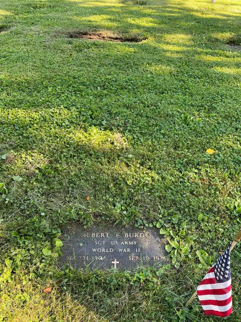 Albert F. Burdo's grave. Photo 2