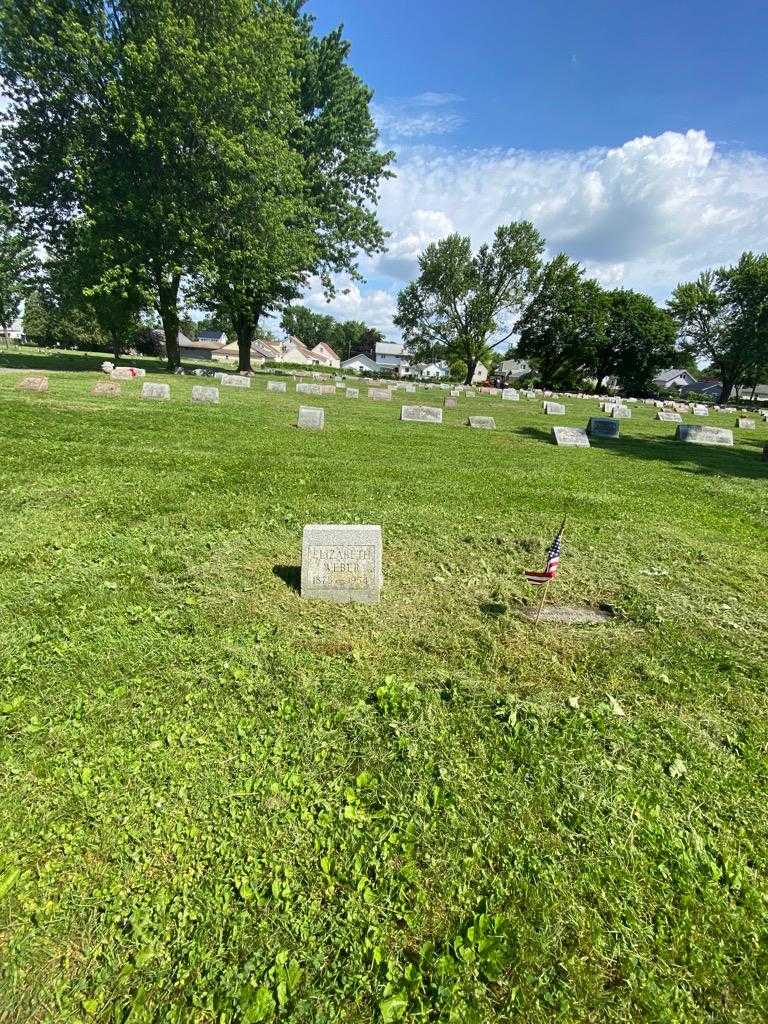 Elizabeth Weber's grave. Photo 1