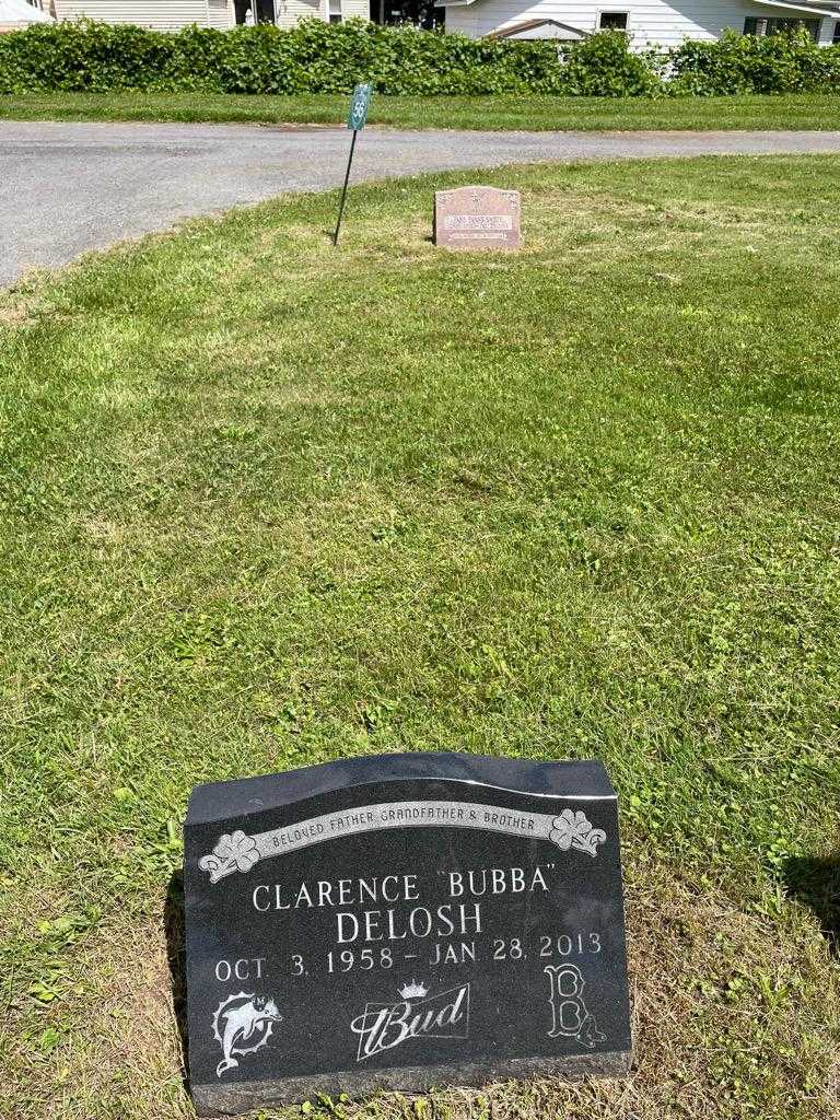 Clarence "Bubba" Delosh's grave. Photo 2