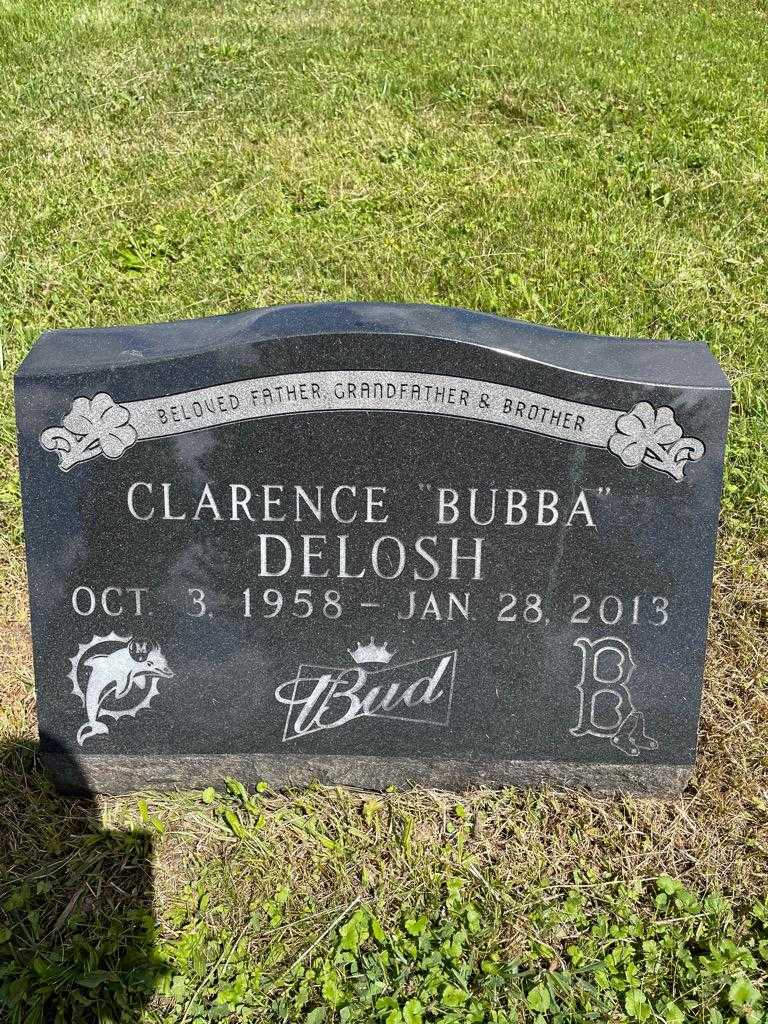 Clarence "Bubba" Delosh's grave. Photo 3