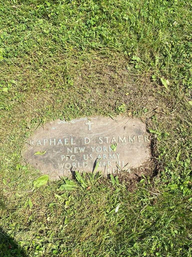Raphael D. Stammer's grave. Photo 3