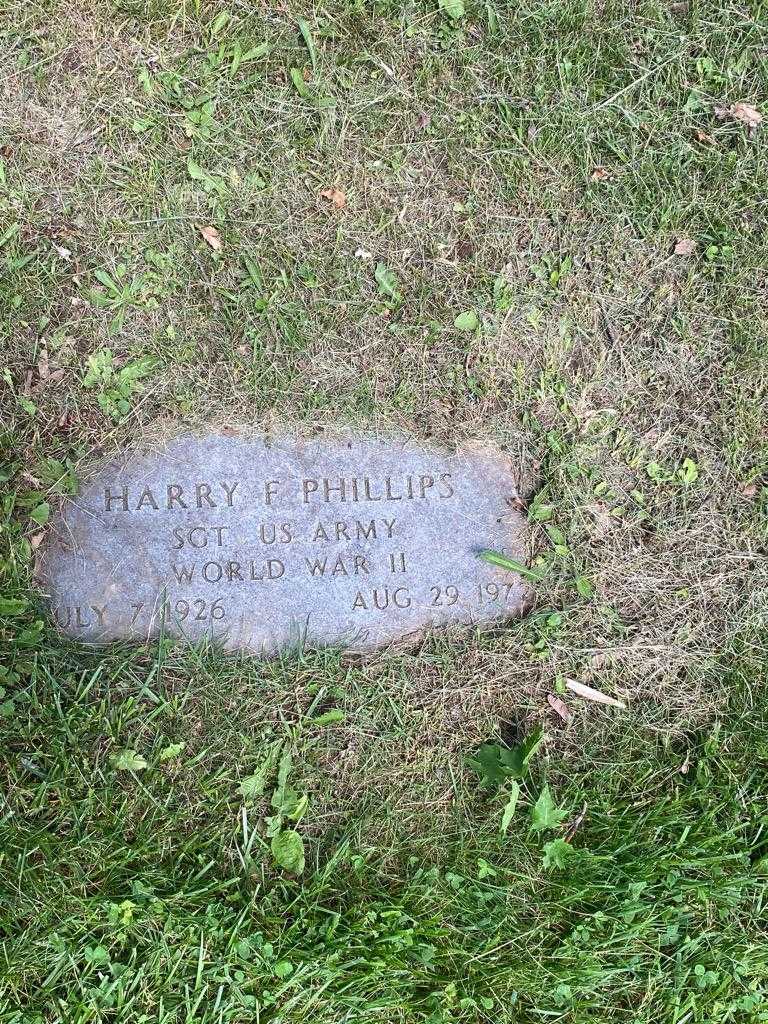 Harry F. Phillips's grave. Photo 3