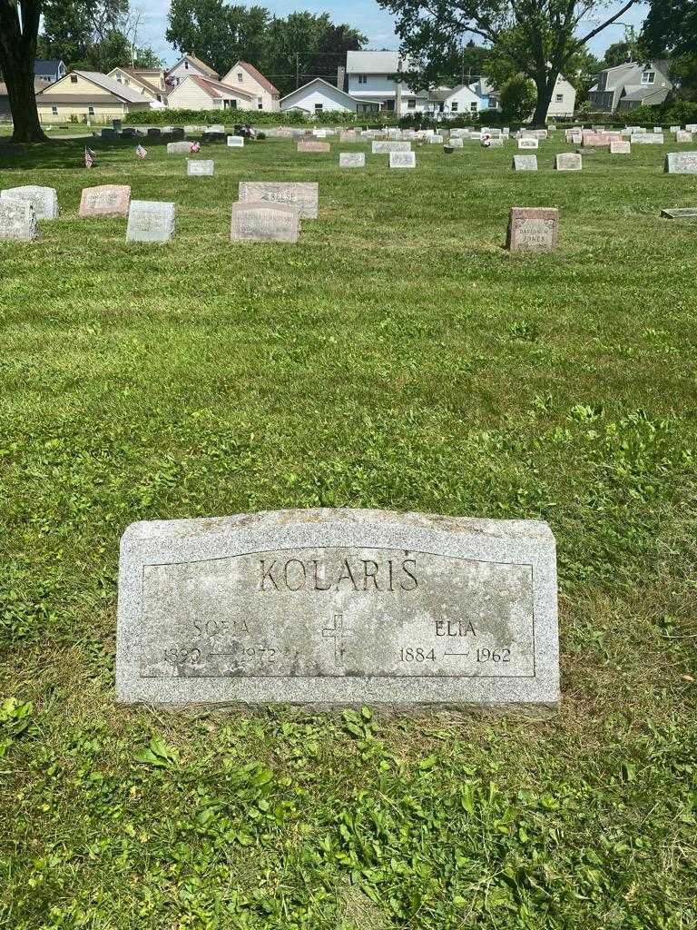 Sofia Kolaris's grave. Photo 2