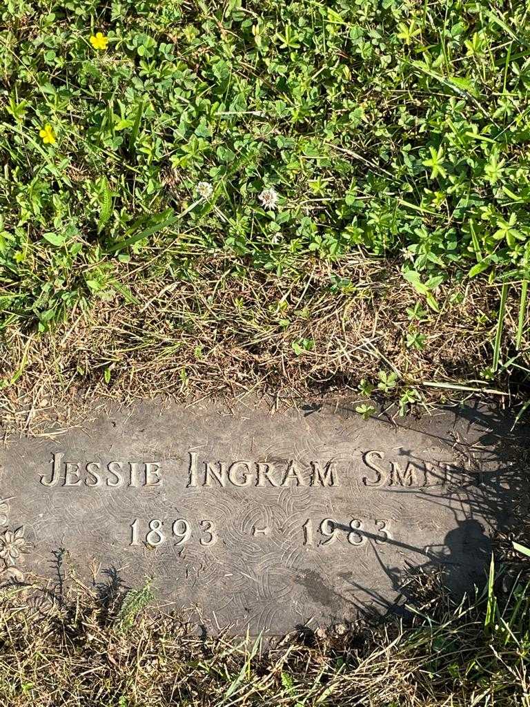 Jessie Ingram Smith's grave. Photo 3