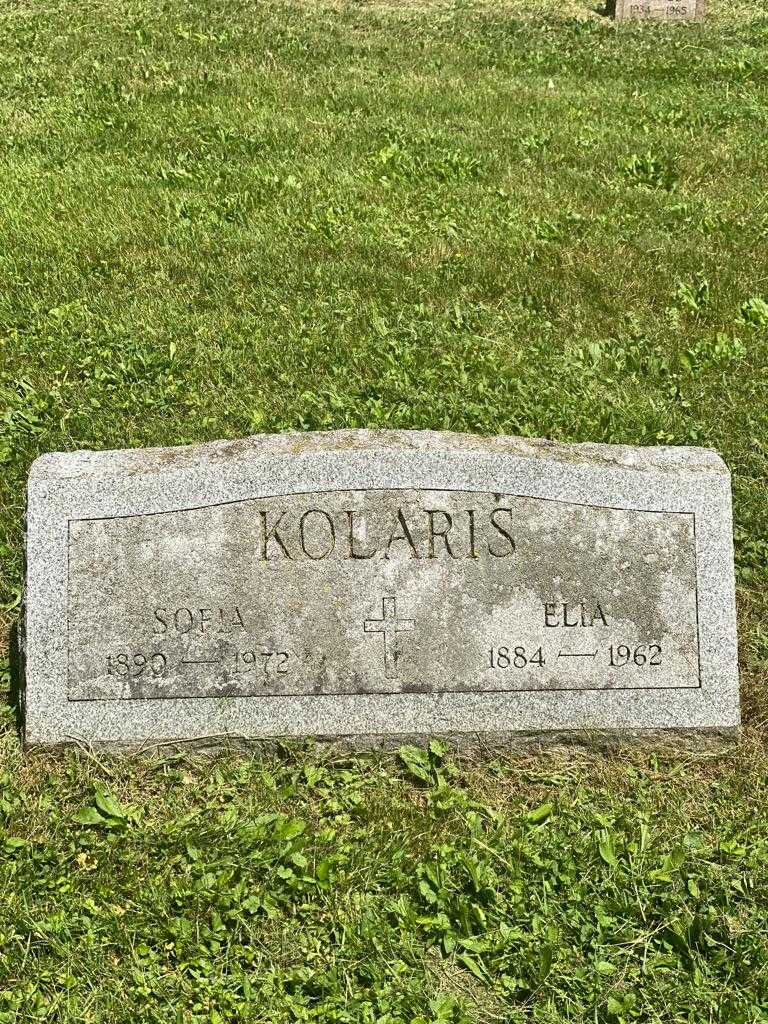 Sofia Kolaris's grave. Photo 3
