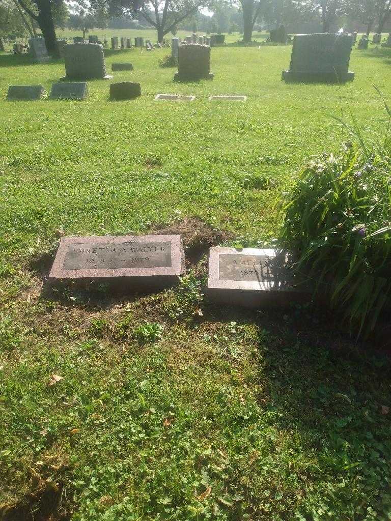 Loretta A. Walter's grave. Photo 1