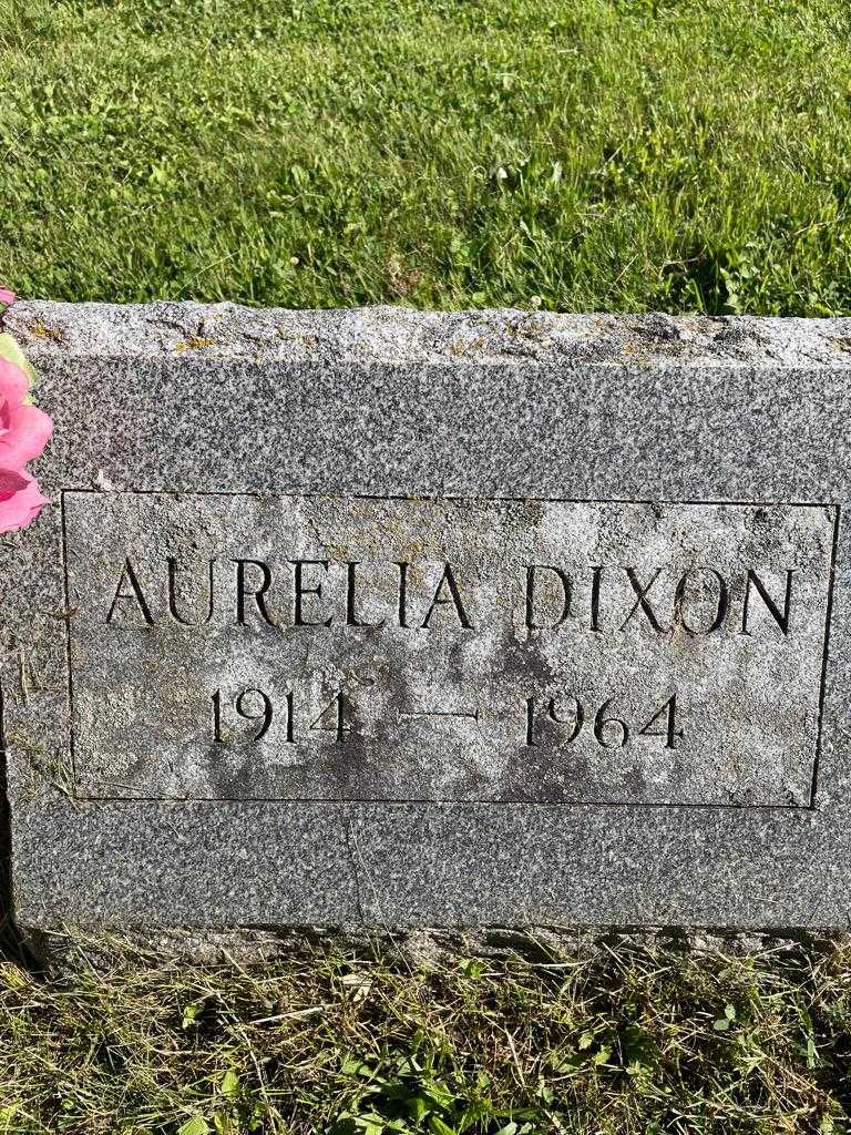 Aurelia Dixon's grave. Photo 3