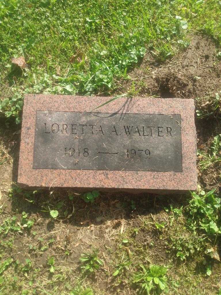 Loretta A. Walter's grave. Photo 2