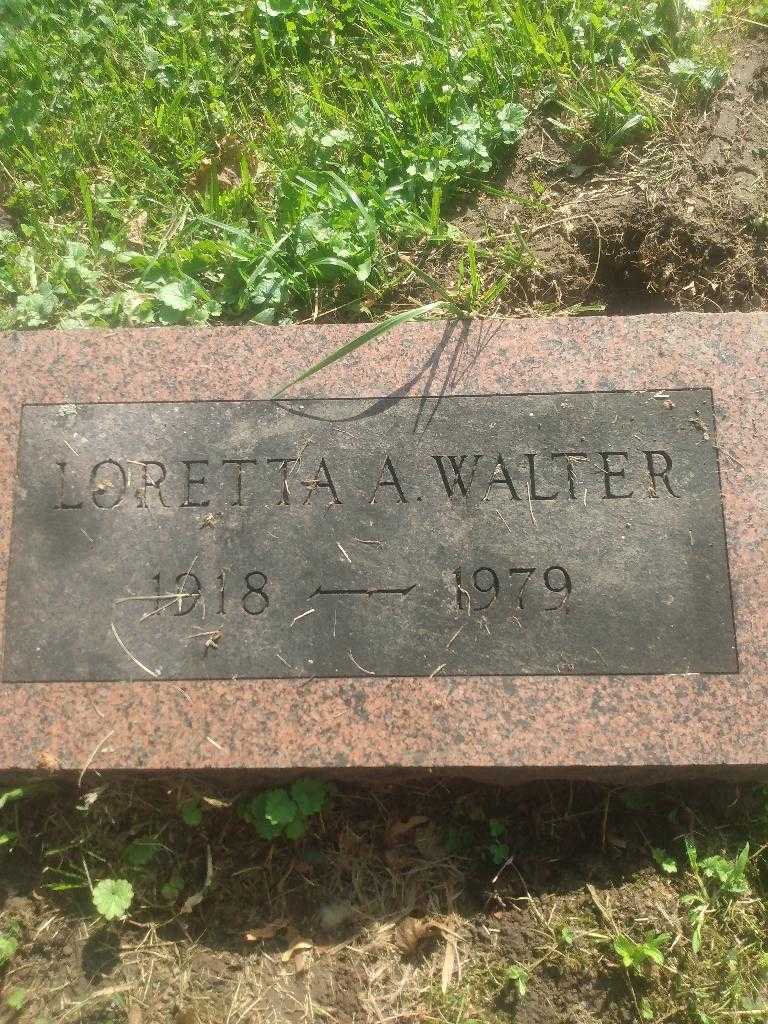 Loretta A. Walter's grave. Photo 3