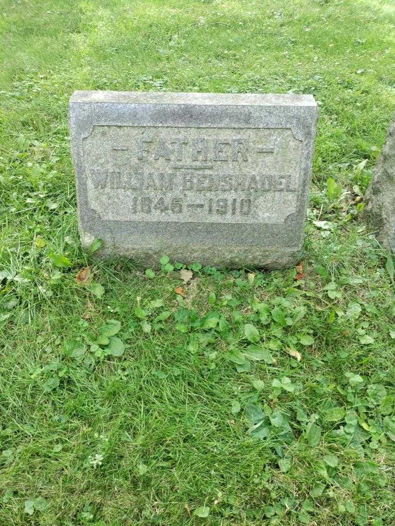 William Benshadel's grave. Photo 2