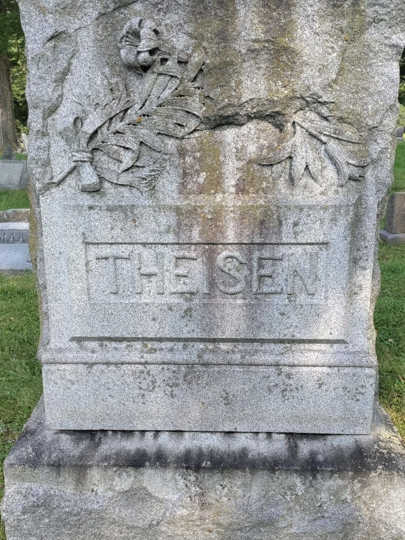 Ella E. Theisen's grave. Photo 4