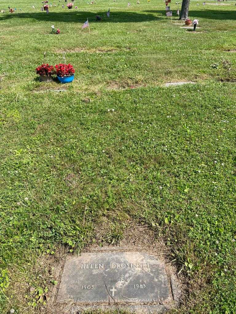 Helen Drosinski's grave. Photo 2