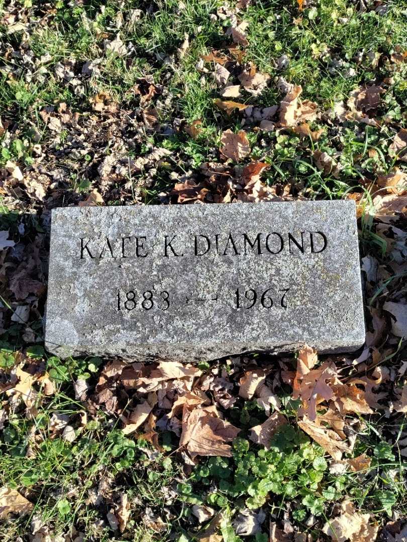 Kate K. Diamond's grave. Photo 3