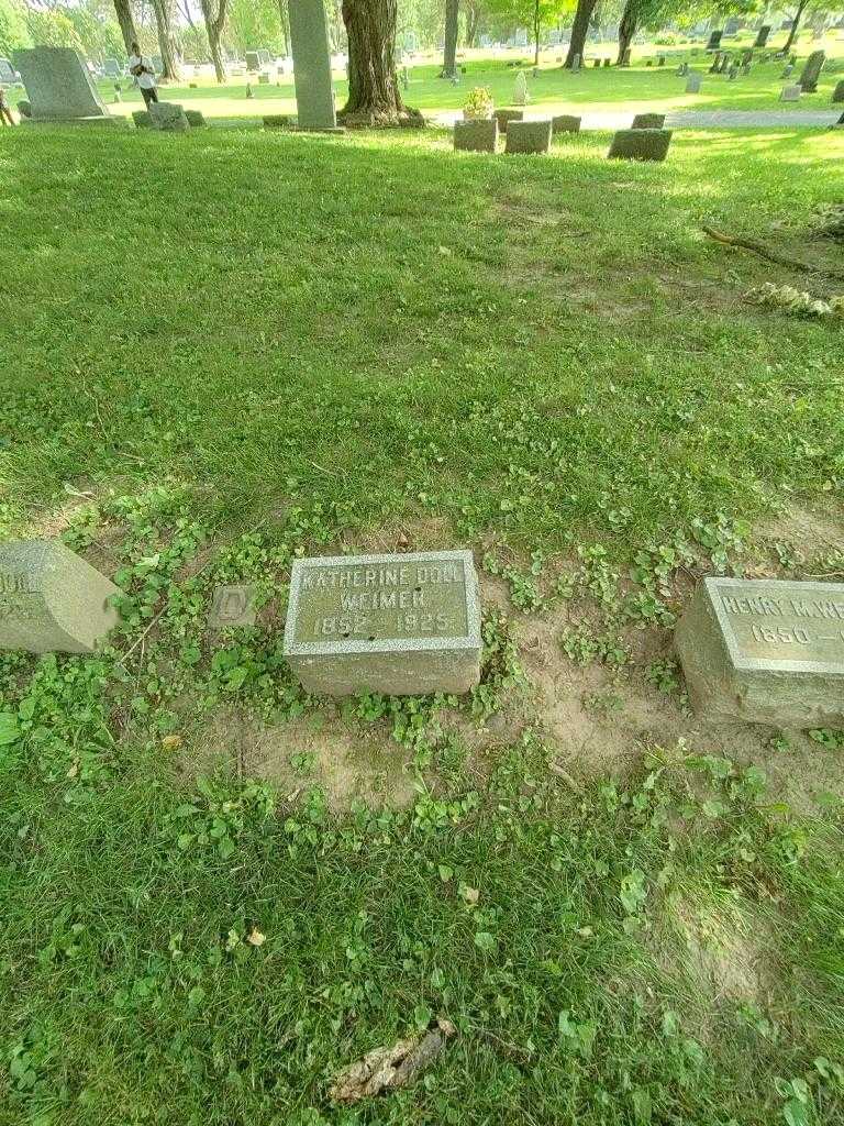 Katherine Doll Weimer's grave. Photo 1