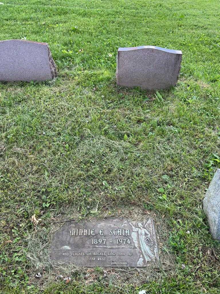 Minnie E. Scaia's grave. Photo 2