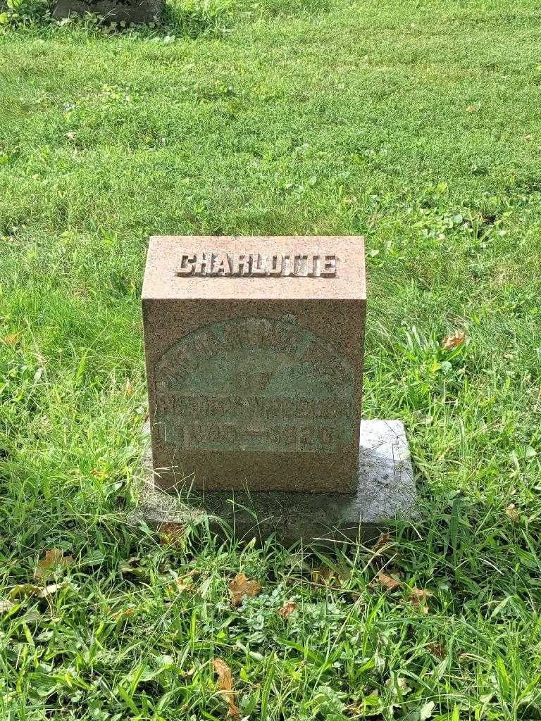 Charlotte Wheeler's grave. Photo 2