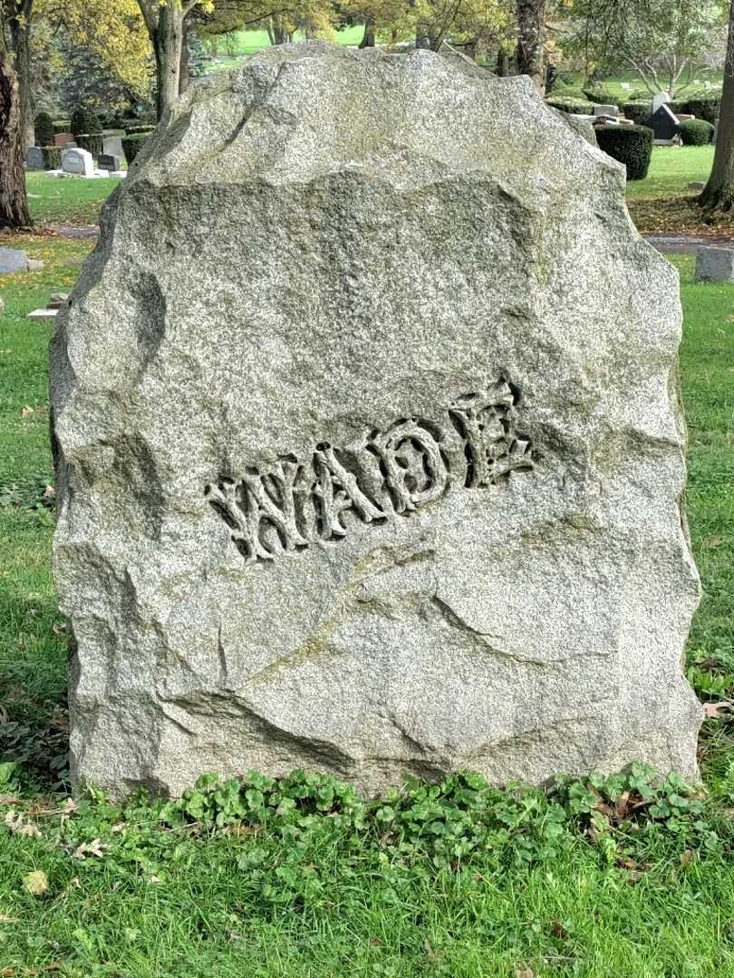 Jane M. Wade's grave. Photo 4