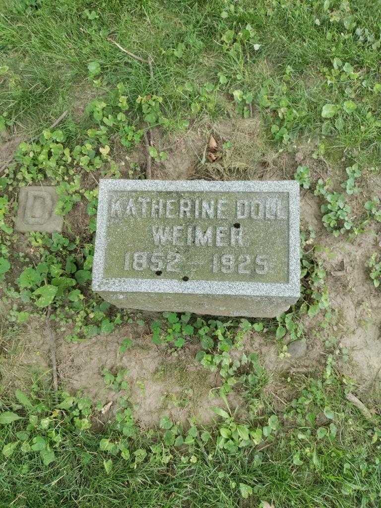 Katherine Doll Weimer's grave. Photo 2